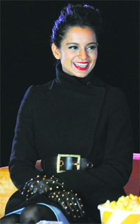 chic look: Kangana Ranaut