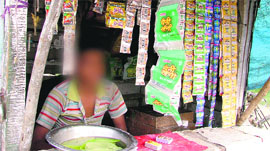 A minor manages a tobacco shop in Amritsar.