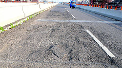 The Amritsar-Jalandhar elevated road is in a deplorable condition