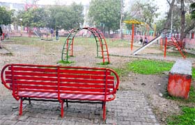 A view of the Nehru park in the Civil Station area of Bathinda