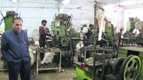 A view of a pipe fittings manufacturing unit in Jalandhar