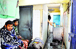 Despite a caretaker present on the premises, hygiene given a miss at a public toilet near the railway station
