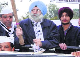 HS Phoolka in Amritsar on Saturday