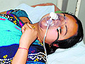 A student at a Bhiwani hospital