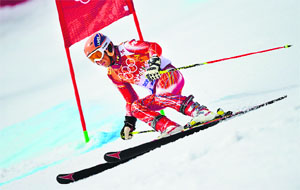 Himanshu Thakur finished 72nd in the mens giant slalom event on Wednesday.