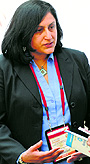 Dr Mangla S Gulati at the APICON venue on Thursday