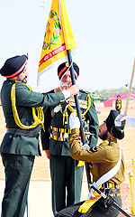 General Bikram Singh at the ceremony on Friday
