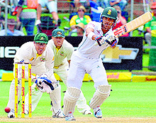 With Duminy (in pic) and de Villiers hitting hundreds, South Africa made amends for their batting collapse in the first Test