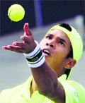Somdev Devvarman defeated Evgeny Donskoy 6-4, 6-2. PTI