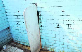 A view of the dilapidated public toilets at Nehru Shopping Complex on the Lawrence road and the Company Bagh area in Amritsar
