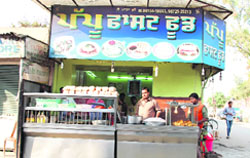 Home-made spices are used at Pappu Fast Food Corner. A Tribune photograph