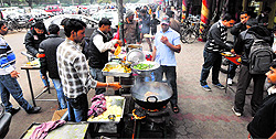 An illegal eatery operating from Sector 22 in Chandigarh