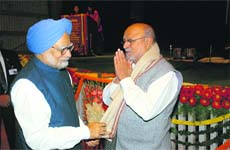 National ties: Shyam Benegal at the Parlaiment Library for Samvidhaan