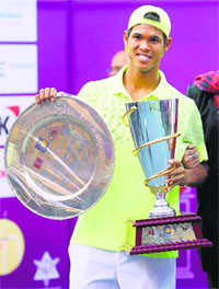 Devvrarmans triumph in Delhi Open has taken his Challenger title count to three, with the last coming way back in 2010