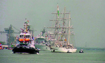 Indias naval footprint is expanding at a time when China is emerging as a major naval and maritime power.