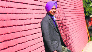 Punjabi singer Gurjeet Pandori. 