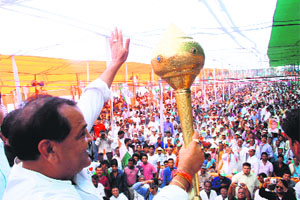  A Dalit sammelan organised by the Congress in Dehradun.