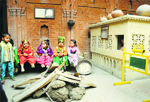 Tiny tots of Maple Bear School on an educational visit to PAU museum in Ludhiana.