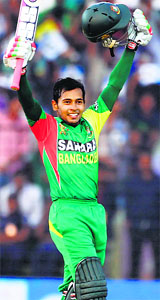 Bangladesh skipper Mushfiqur Rahim scored a fine ton but it went in vain.