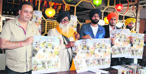 Star cast of Kaum De Heere during the promotion of the film in Amritsar on Thursday