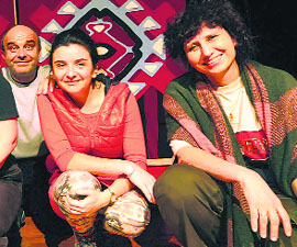 (L-R) Georgi Minkov, Nedelina Roselinova and Hristina Arsenova