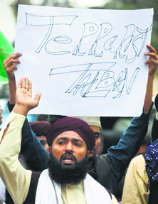 Supporters are turning away from militants.
