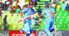Virat Kohli and Shikhar Dhawan will have to brave the Pakistan bowling attack upfront to keep India in the fray for the Asia Cup title.