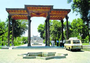 entry gate to the palace of Kokhands last ruler, Khudayar Khan