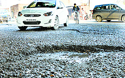 The pathetic condition of roads in Ludhiana