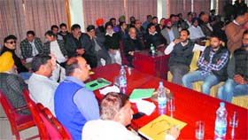 PUDA officials conduct auction of plots in Amritsar on Monday