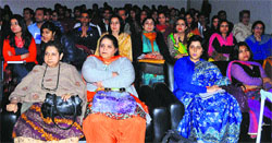 Delegates attend a panel discussion 444 days after Damini  Has anything changed? at  DAV College, Sector 10, Chandigarh, on Monday. Tribune photo: Pradeep Tewari