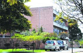A view of the working women’s hostel on the PAU campus in Ludhiana