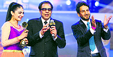 Neeru Bajwa, Dharmendra and Gurdas Maan