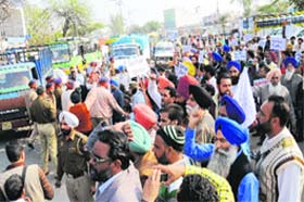 Protest is my right: Members of the Medical Practitioners Association block road during a protest march