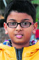 Krishna Goyal secured 100 marks in GK Olympiad.