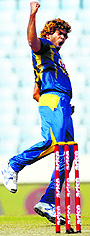Lasith Malinga is pumped up after 5-wicket haul in the final