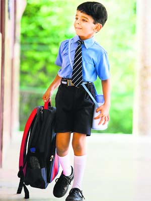 Most children carry school bags that weigh more than 10 per cent of their body weight
