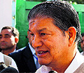 Chief Minister Harish Rawat on his way to meet Bijendar Singh in Mussoorie on Sunday