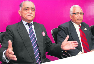 Lt Gen TS Shergill (retd), former commandant of the Indian Military Academy, addresses a conference in Dehradun on Monday.
