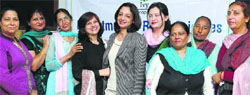 Kidney donors during a press conference in Chandigarh on Tuesday. Tribune photo: Manoj Mahajan