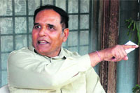 Inder "Andy" Soni at his Sector 9 residence in Panchkula on Wednesday