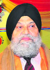 Punjabi University, Patiala, VC Dr Jaspal Singh during a function at the GGSCW-26. 