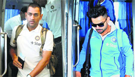 The Indian team left for the World T20 on Friday. The tournament begins on Sunday and India would kick off their campaign against Pakistan on March 21.