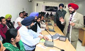 Doctors during a seminar on Sleep Apnea Syndrome in Jalandhar on Saturday