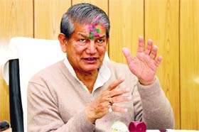 Harish Rawat, Chief Minister of Uttarakhand Tribune photo: Vinod Pundir