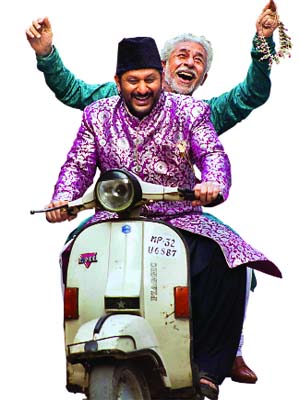 Conmen Babban and Khalujaan (played by Arshad Warsi  and Naseeruddin Shah) in Dedh Ishqiya stop at absolutely nothing