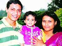 Priya Semwal with her late husband Amit Sharma during happier days
