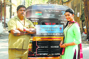 Sandeep Bachhe and (R) Veera aka Digangana Suryavanshi