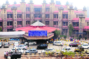 A view of Jallianwala Bagh Martyrs Memorial Civil Hospital in Amritsar. 