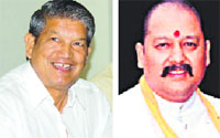Harish Rawat and Satpal Maharaj
